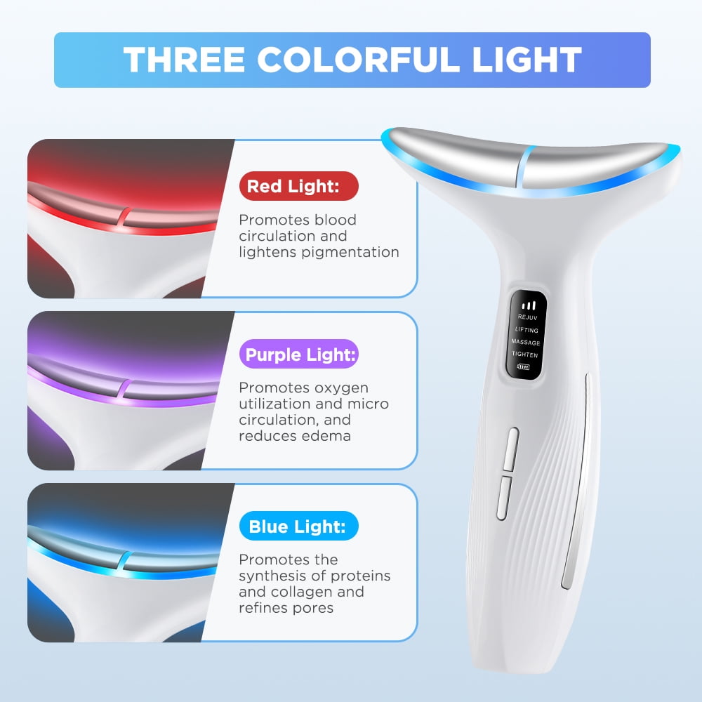 Removal Tool, Beauty Device with 3 Massage Modes,Double Chin Reducer Skin Rejuvenation Lift Beauty Device for Skin Care - Image 4