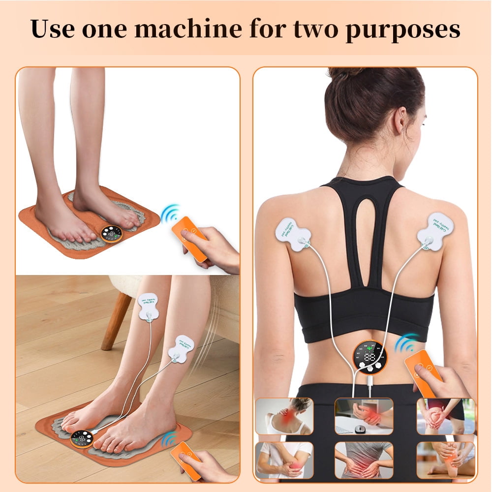 Electric Foot Massager Mat Pad USB Portable Rechargeable for Men Women 6 Modes 29 Intensity Levels - Image 6