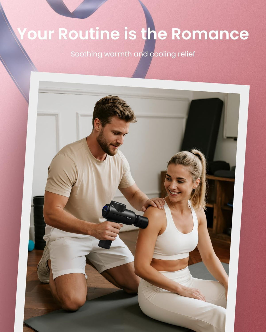 with Heat and Cold, Mothers Gifts for Women Men, Portable Muscle Deep Tissue Handheld r for Back and Neck - Image 2