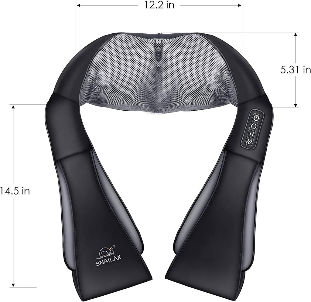 Massager with Heat, Shiatsu and Shoulder Massager Pillow Deep Tissue Kneading, Gifts - Image 6