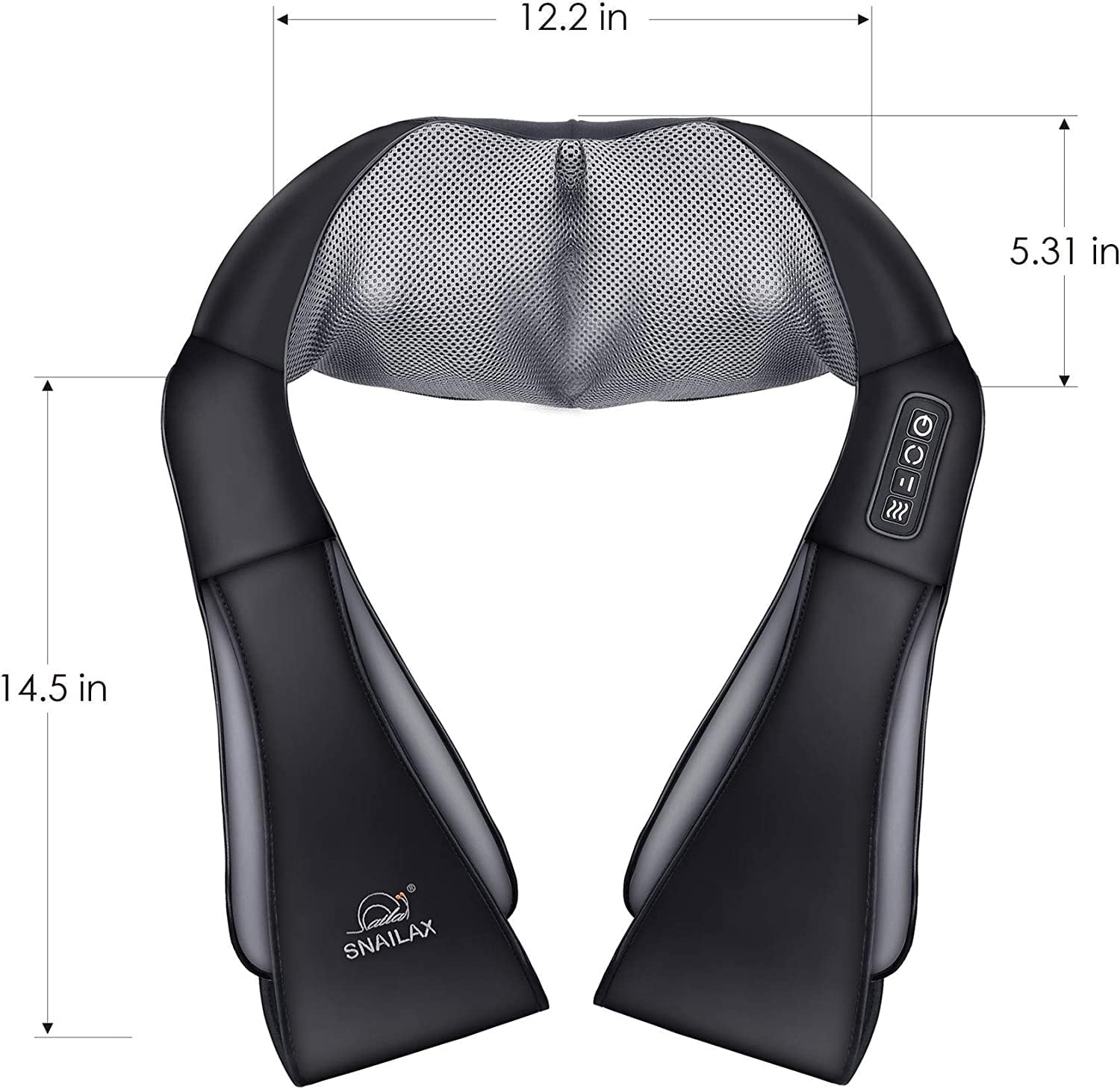 Massager with Heat, Shiatsu and Shoulder Massager Pillow Deep Tissue Kneading, Gifts - Image 6