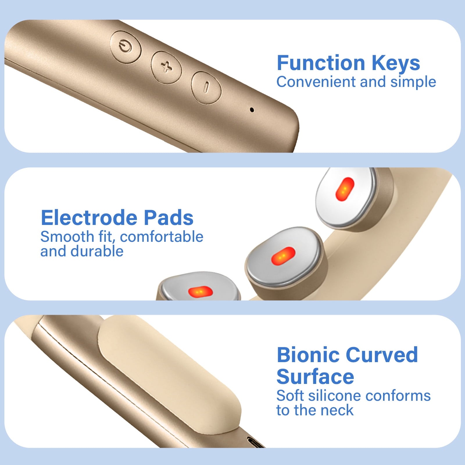 for Pain Relief Deep Tissue, with Heat, Portable Gift for Women Men - Image 2