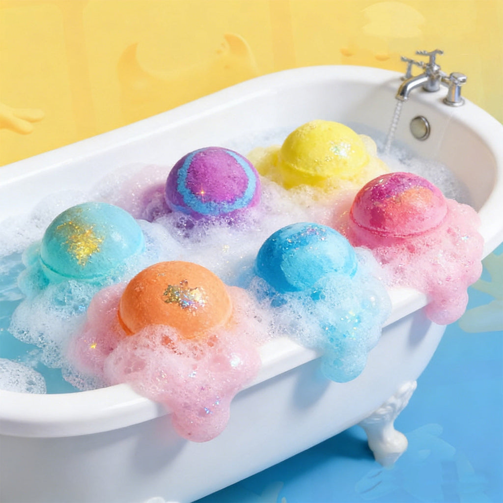 Bombs Set With Surprise Sea Animal Figurines Rich Fizzing Bubbles For Daily Home Spa Relaxation And Gifting - Image 3