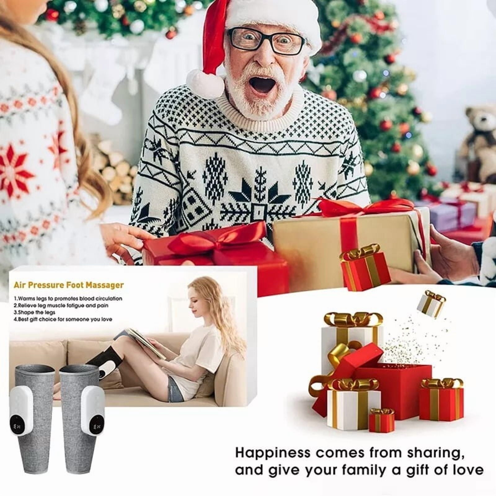 1 Massager for Circulation and Pain Relief, Calf Air Compression Massager with Heat, Massager with 3 Intensities, 3 M... - Image 4
