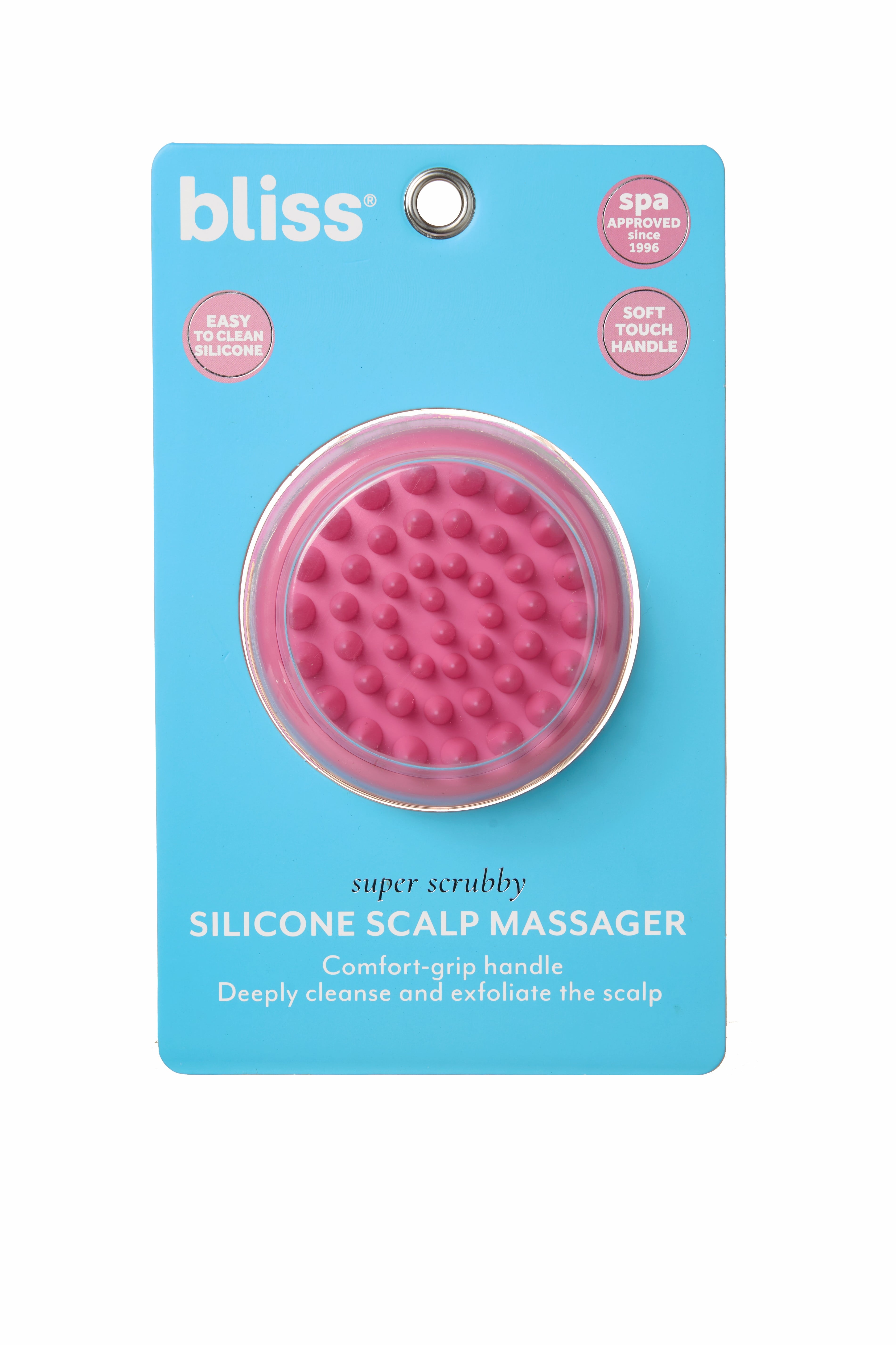 Silicone Scalp Massager for Relaxation and Deep Cleansing - Pink - Image 2