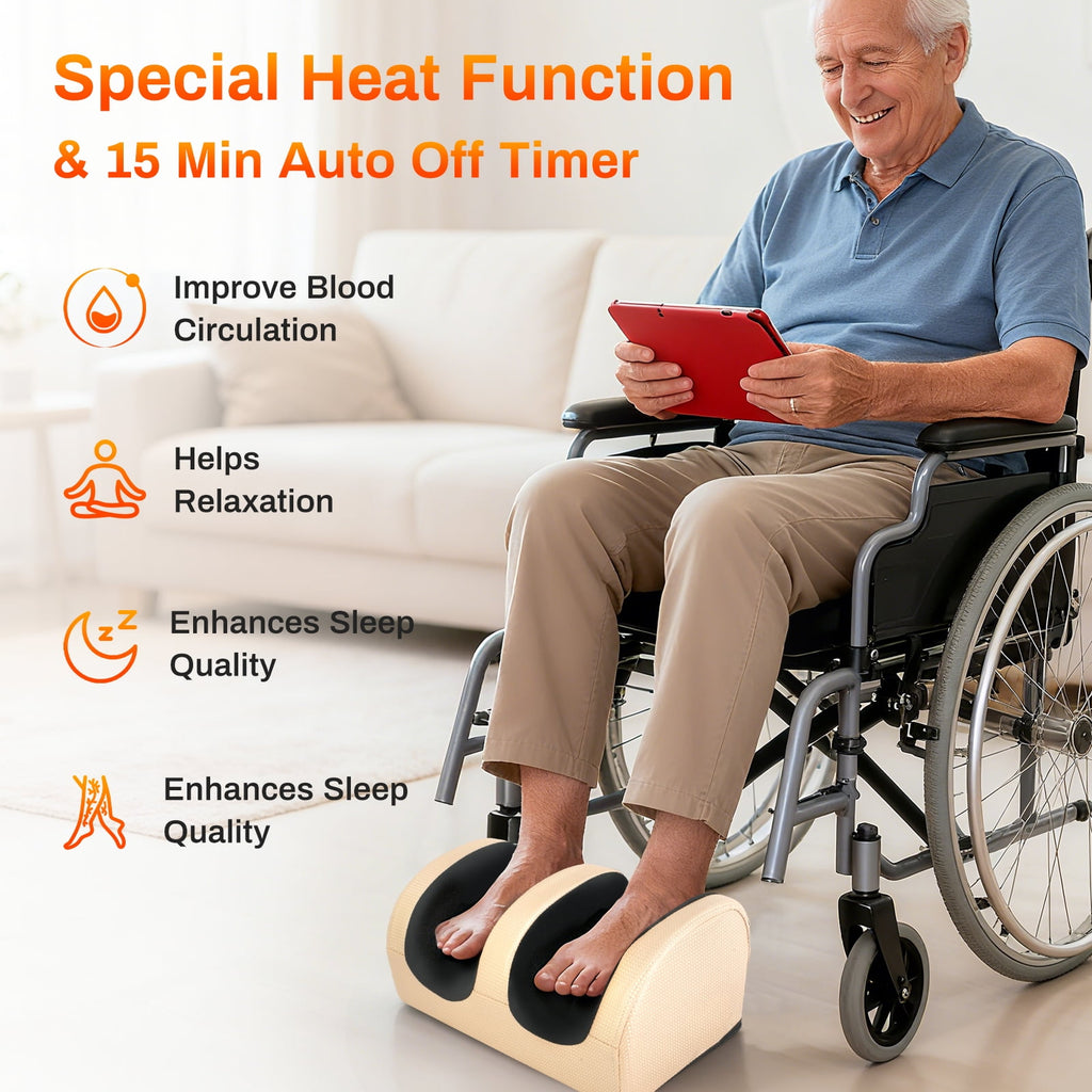 and Calf Massage Machine, Shiatsu Deep Tissue Massage Machine with Heat, Leg with Massage Roller, Gifts for Mom and D... - Image 3