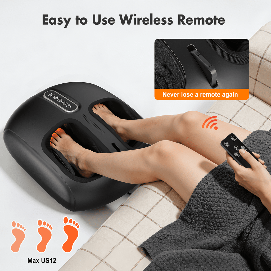 2026 Foot Massager with Heat for Deep Kneading, Heating, Air Compression Feet Massage for Pain Relief, Plantar Fascii... - Image 4