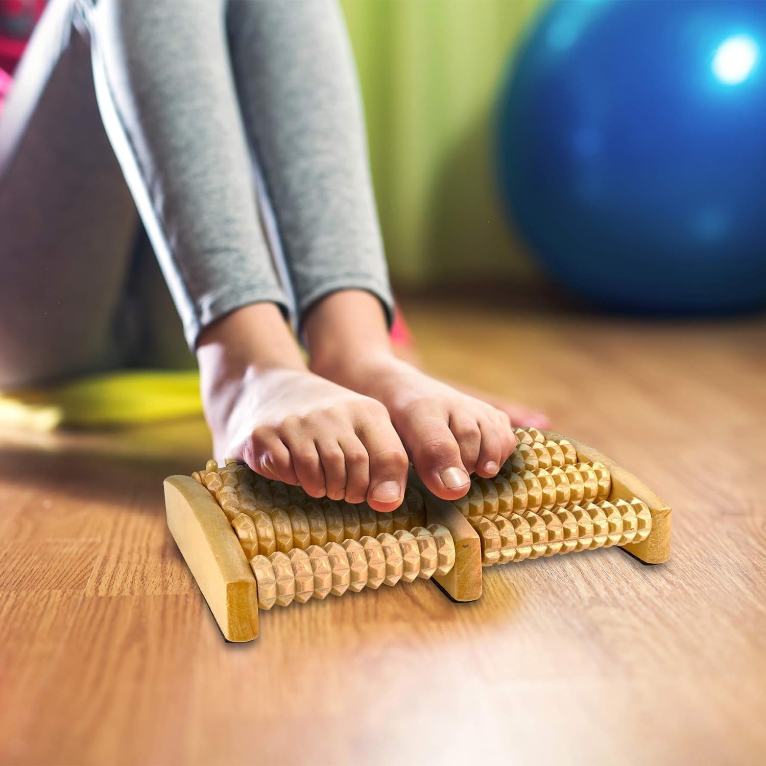 Roller, Wooden for Plantar Fasciitis Pain Relief Heal Spur Deep Tissue Acupressure & Heel - Image 6