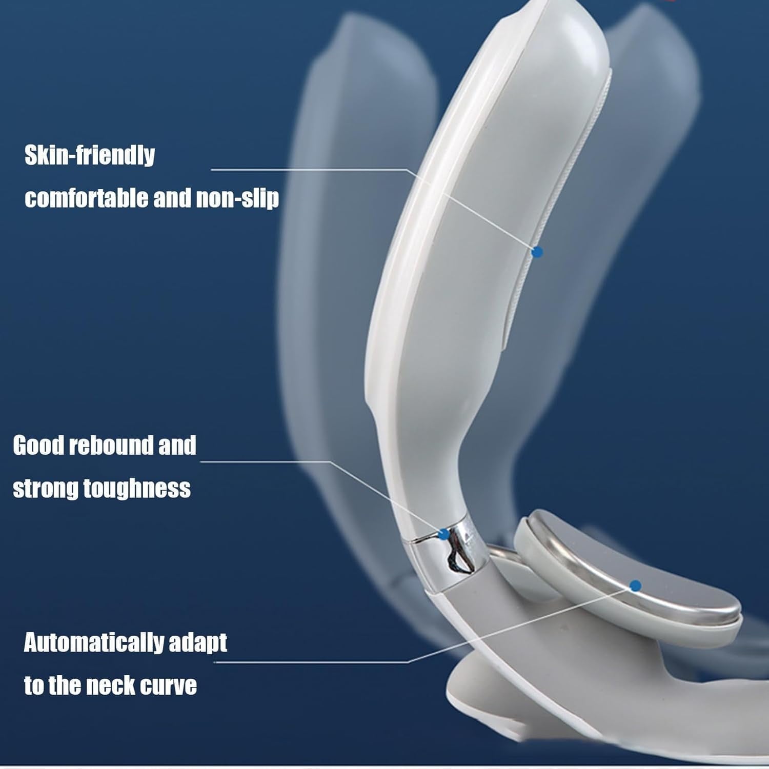 Pro 2.0 Neck Massager, Vagus Nerve Stimulator for Neck4-Head Electric Massager, 6 Modes & 14 Intensity Levels, Cordle... - Image 4