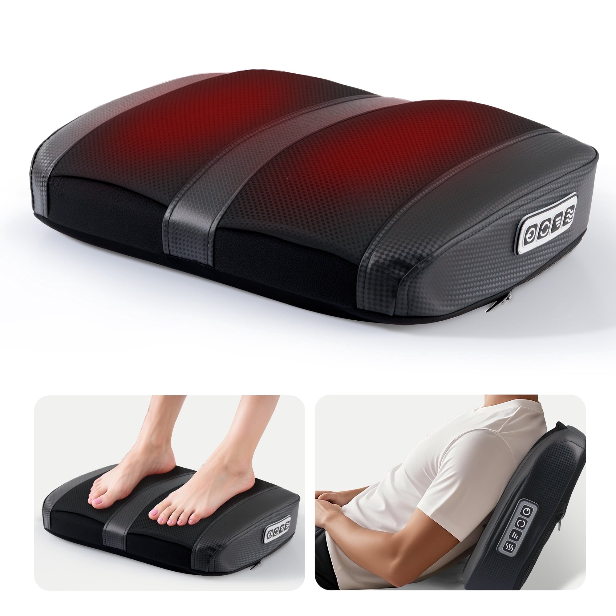 with Heat, Shiatsu Heated Electric Kneading Machine - Image 6