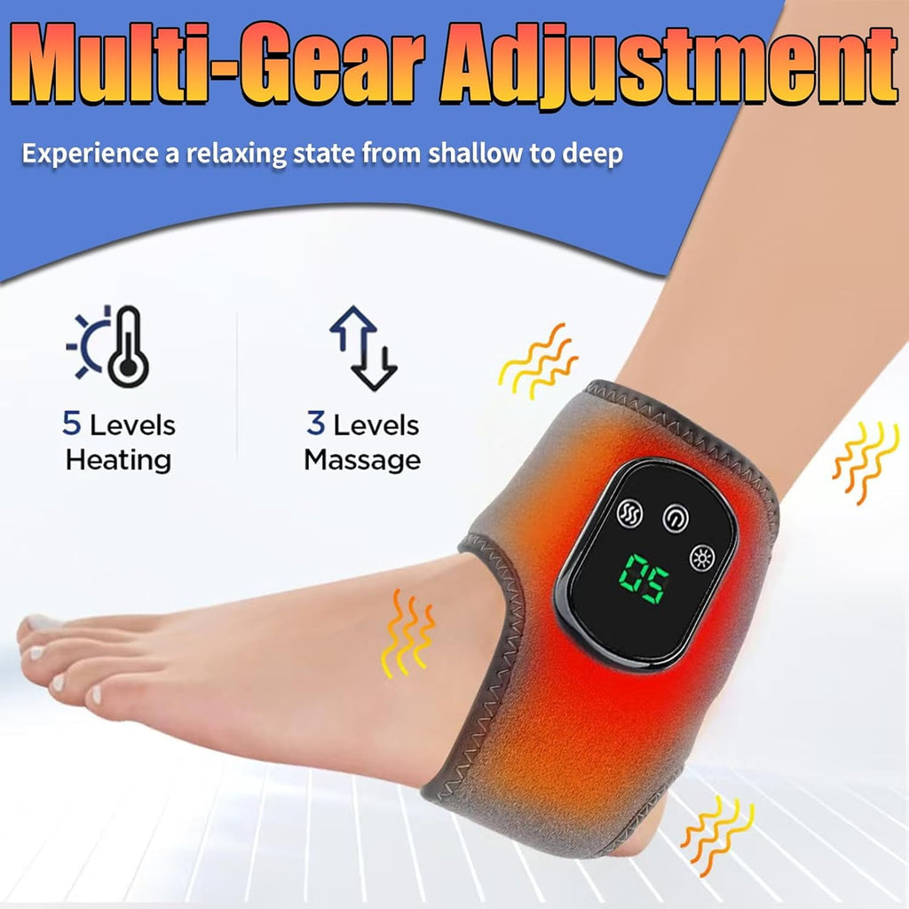 3-in-1 Heated Wrap with 3 Vibration Modes & 5 Heat Levels, for Circulation & Pain Relief, for Relaxation, for Neuropa... - Image 6