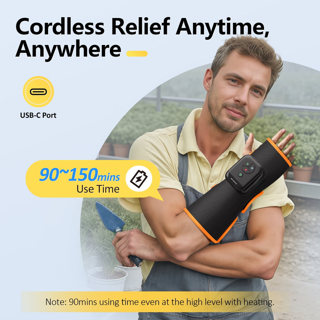 with Compression and Heat, Cordless Wrist for Pain Relief, Arthritis and Carpal Tunnel, Ideal Gifts - Image 4