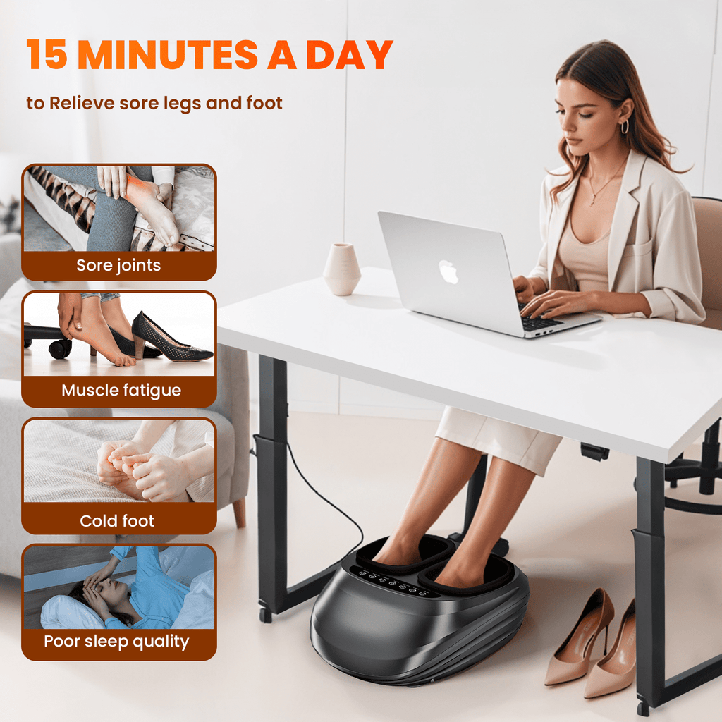 Massager, Heated Kneading Gift for Women, Size 11 - Image 4