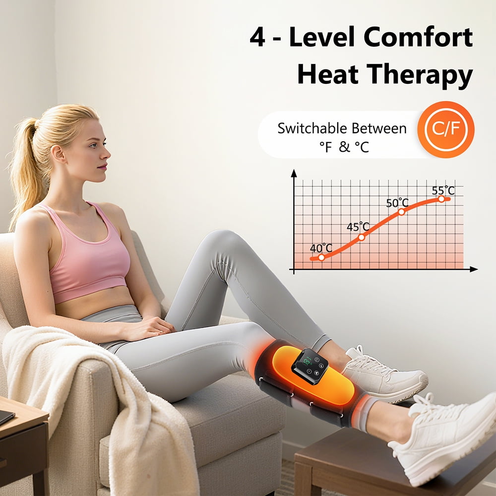 with Heat and Compression, Rechargeable Calf Compression for Circulation, Muscle Relaxation for Calf, Gifts for Dad M... - Image 5