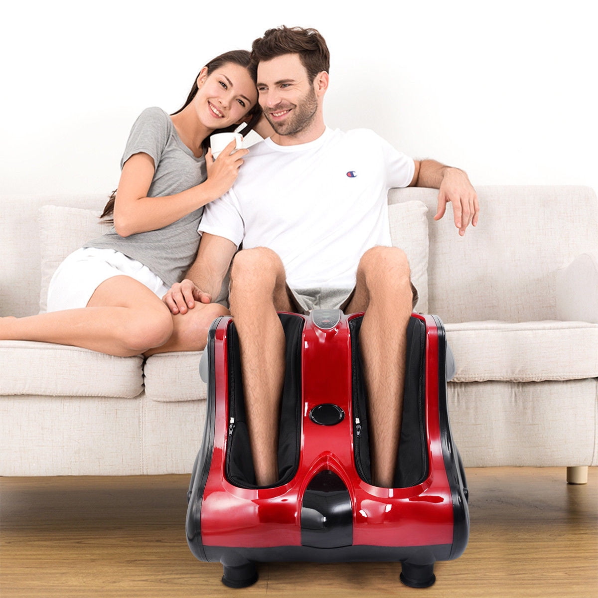 Rolling Vibration Heating Foot Calf Leg Massager - Image 4