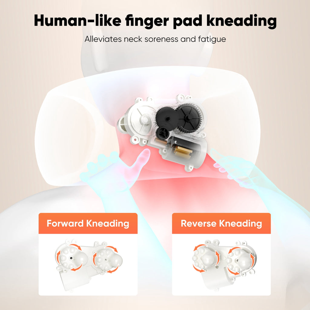 for Deep Tissue,Shiatsu with Heat,Rechargeable 3D Kneading for Home Office Car Travel,Gifts for Women Men - Image 5