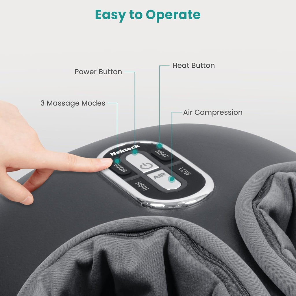 Massager with Heat, Eligible Deep Kneading Therapy Air Compression, Feet Massage Improve Blood Circulation Wellness S... - Image 5