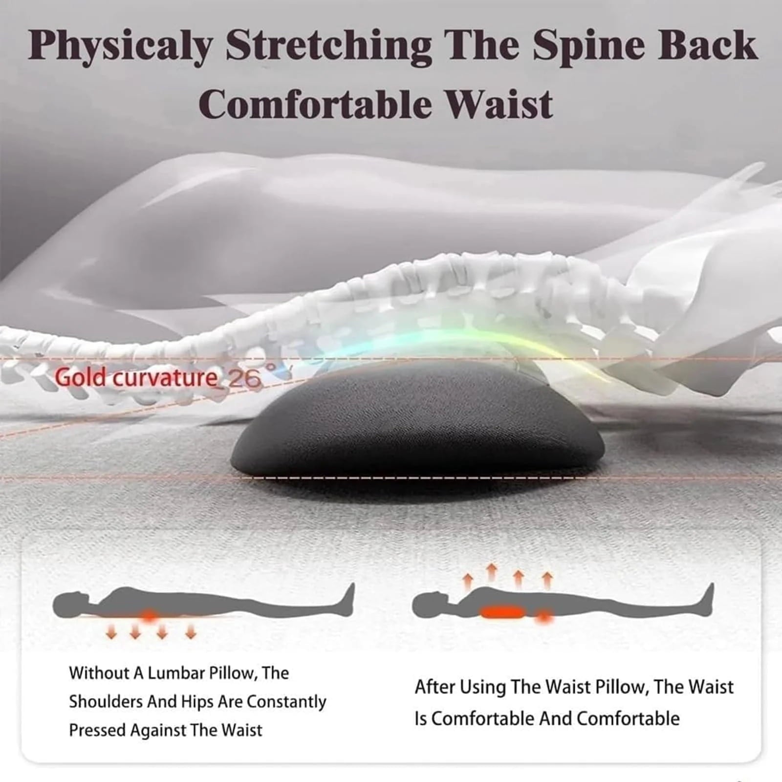 2026 Spine Triple Fusion Back Massager, 3 in 1 Neck Shoulder Backs Massagers with Traction, Vibration & Heat (Dark Gray) - Image 4