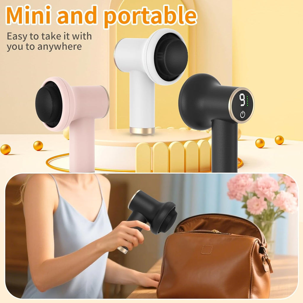 Electric Abdomen Massager - Cordless Handheld Body Sculpting Machine with 8 Massage Heads, 9 Modes & 1800mAh Battery,... - Image 2