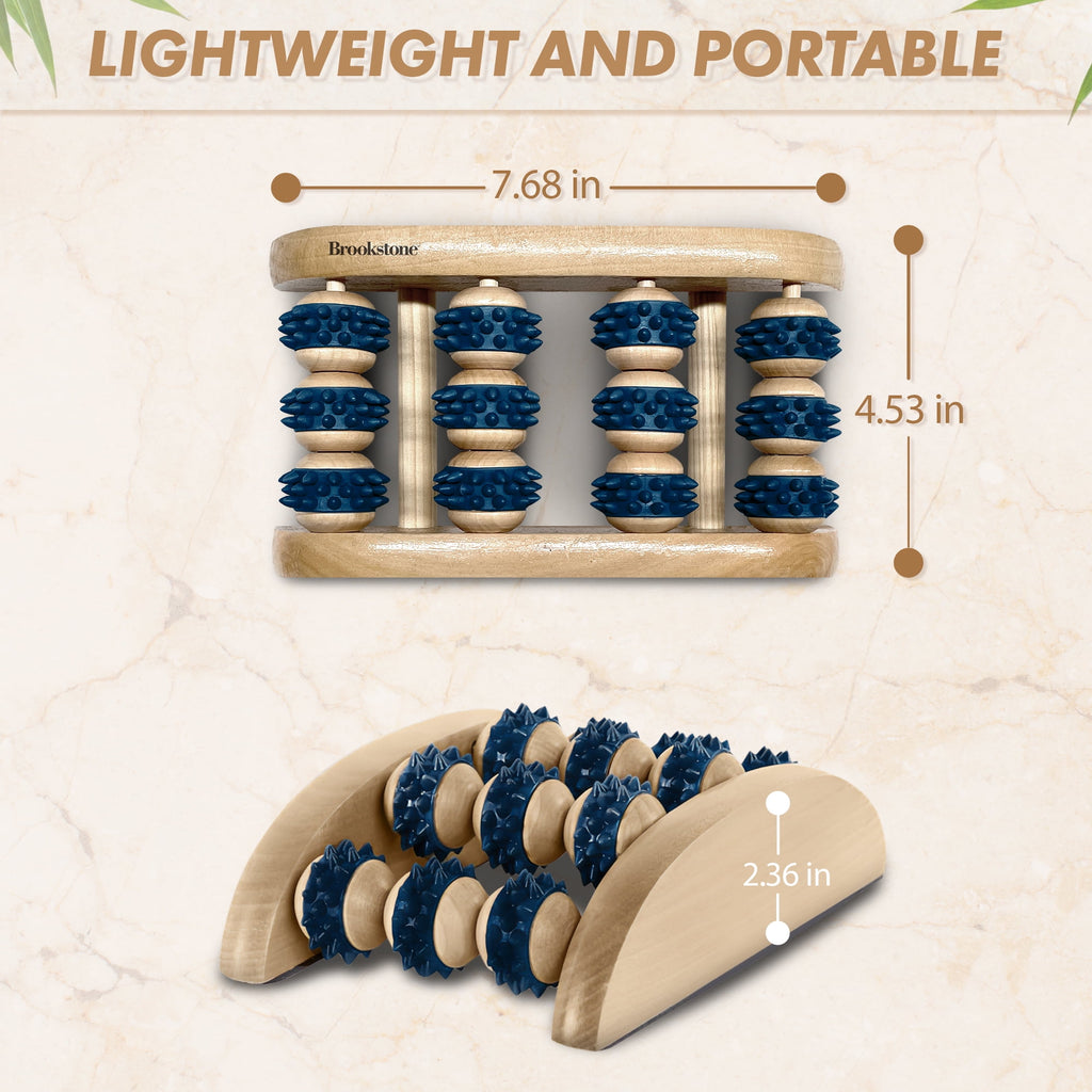 Massager for Plantar Fasciitis Relief Wooden Massage - Image 3