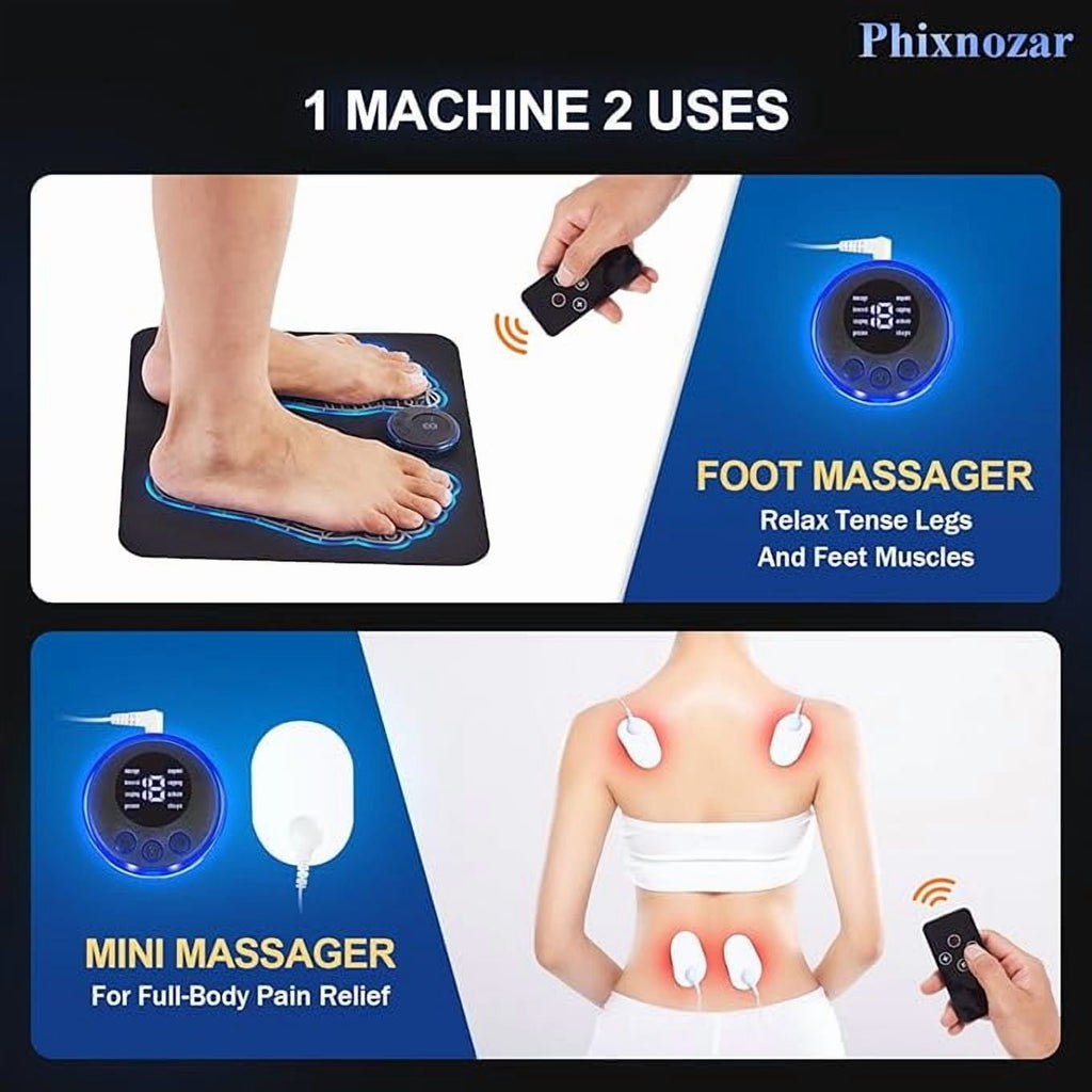 Mat for Pain Plantar Relief, Muscle Relaxation, Improve Circulation, Portable & Rechargeable Feet Pad with 6 Modes &1... - Image 4