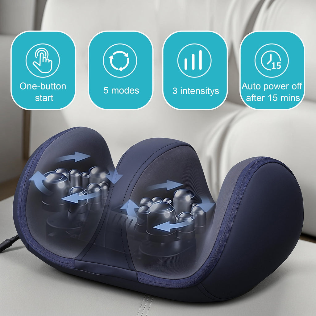 Massager Machine with Heat, and Calf Massager for Plantar Fasciitis, neuropathy,Pain Relief, Gifts for Women & Men - Image 3