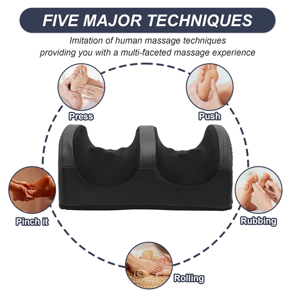 Electric Foot Massager Machine with Heat, Shiatsu Kneading Feet and Calf Massagers for Relaxation, Plantar Fasciitis ... - Image 4