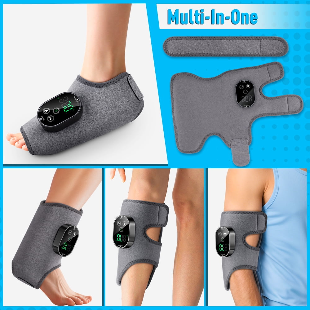 Massager for Relief, 3-in-1 Heating Pad with Heat and Massage, 3000mAh Rechargeable Massager for Calf, Timer Shut Off... - Image 4