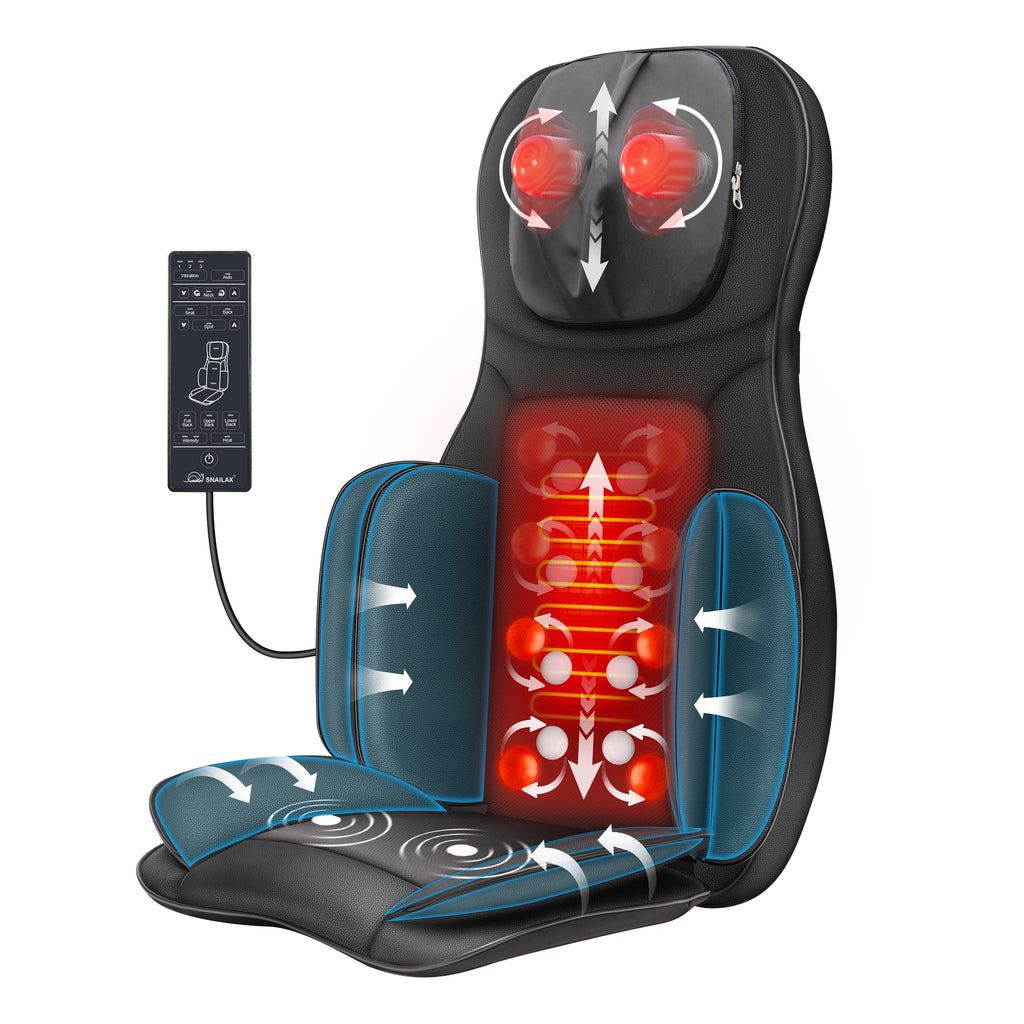with Heat & Deep Kneading, Adjustable Seat Massage Cushion for Neck & , Gifts - Image 3