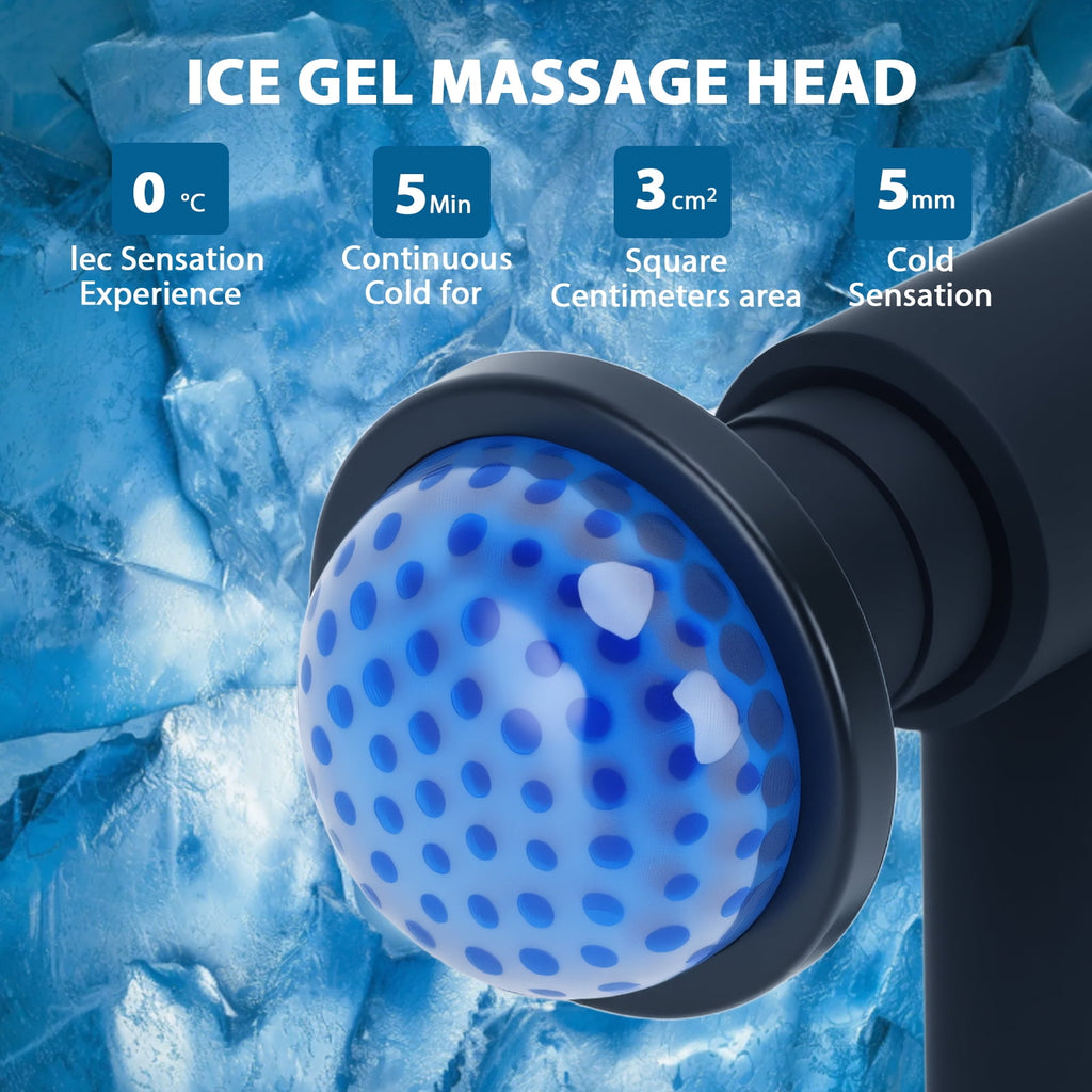 with Heat and Cool, Neck and Back Percussion Deep Tissue r with 6 Heads, Soreness Relief for Adults, Athletes - Image 4