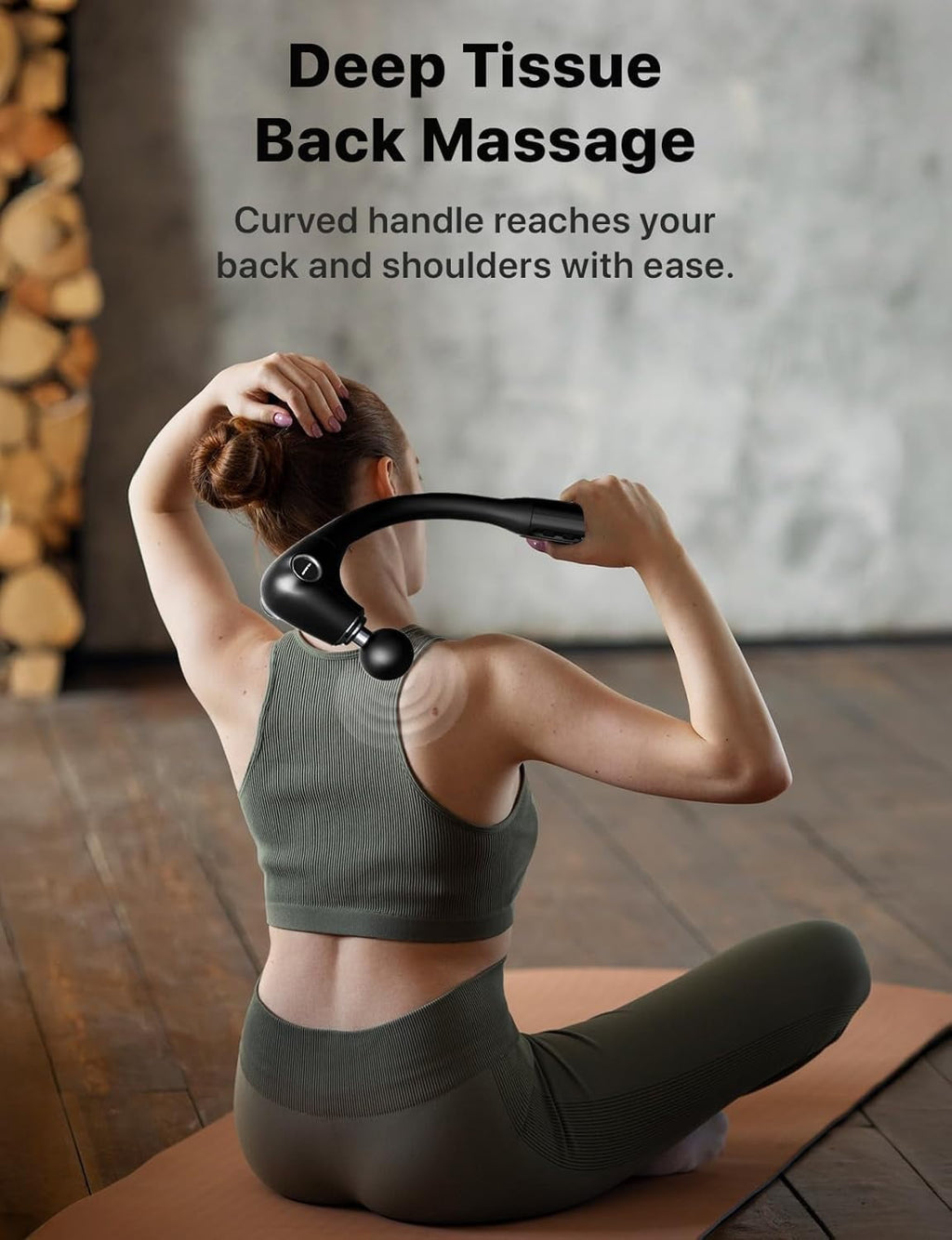with Upgraded Extension Handle, Deep Tissue, Back r, Muscles/Neck/Shoulders/Legs r Portable for Pain Relief, with 4 H... - Image 2