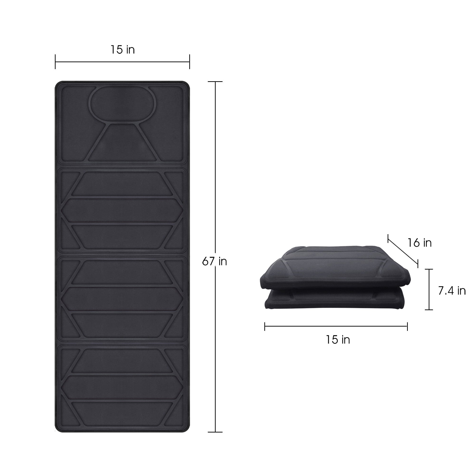 Massage Mat with Heat, Electric Massage Pad for Back Pain Relief, Gift - Image 5