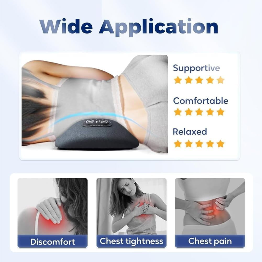 Fusion Back Massager,2025 New Electric 3 in 1 Back Massager for Pain Relief Deep Tissue,with Traction,Vibration & Hea... - Image 4