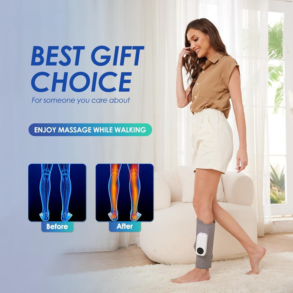 massager, calf circulation massager, 3 intensities and 3 modes, easy to use, suitable for relaxing feet, calves, thig... - Image 6