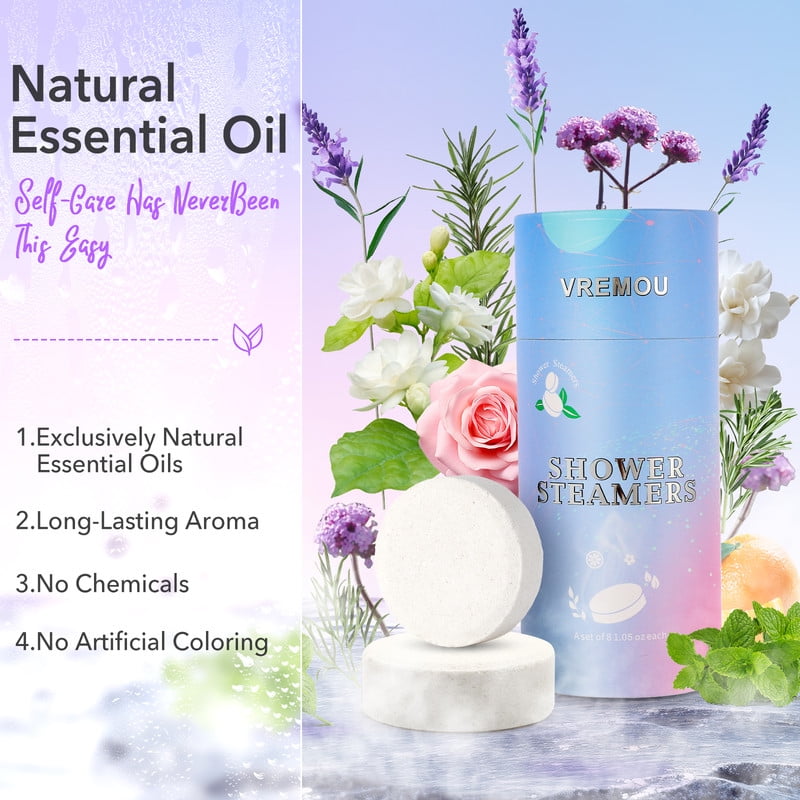 Aromatherapy - 8 Pcs Bomb with Essential Oil for Home , Self-Care Relaxation, Valentines Day Birthday Gifts for Women - Image 3