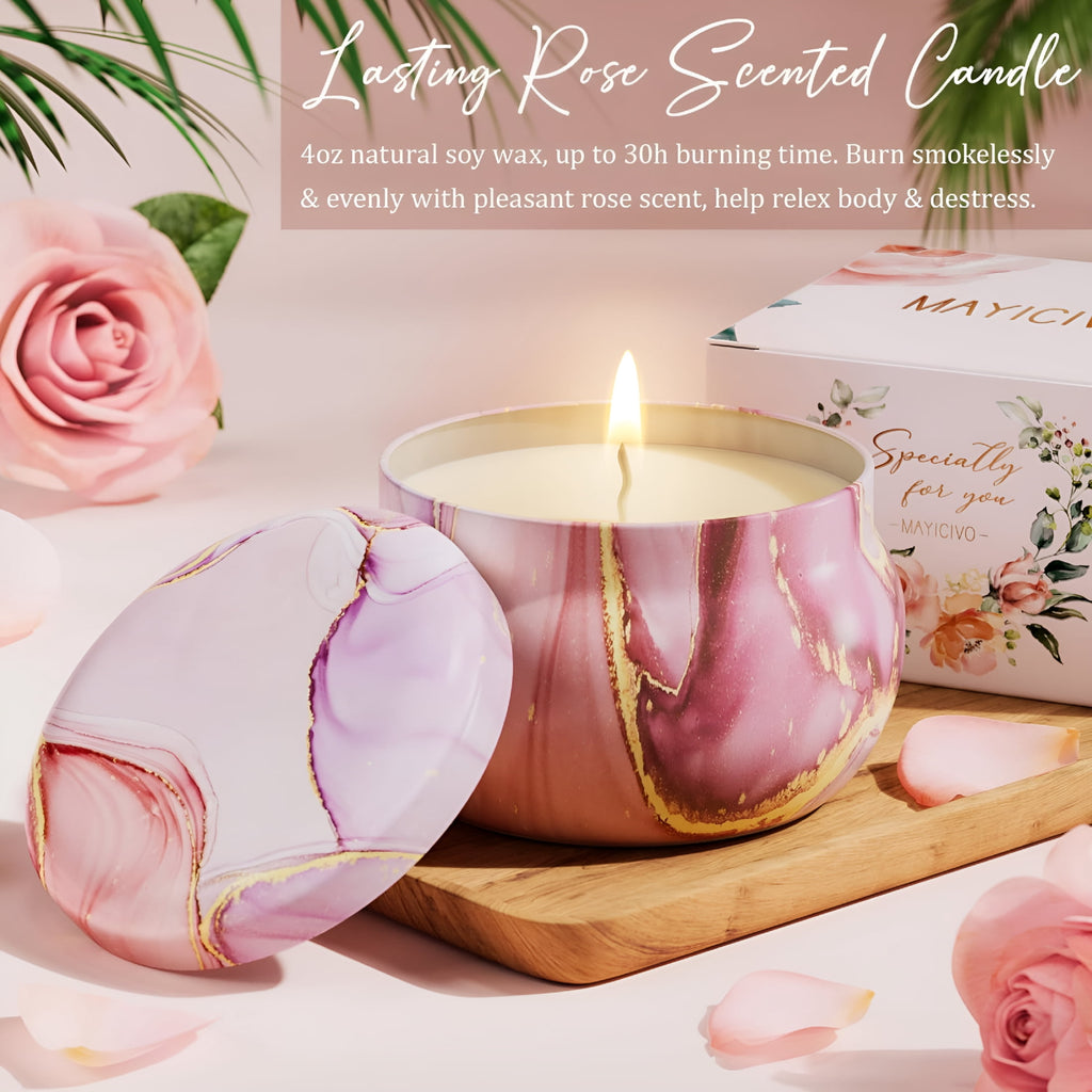 for Women Self Care Get Well Soon ,Rose Relaxing Spa Basket Care Package Luxury Flannel Blanket,Unique Christmas for ... - Image 6