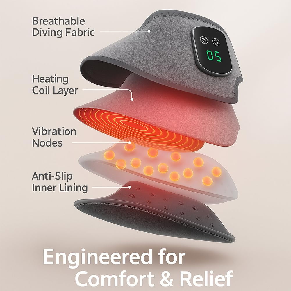 Foot Massager, 2026 new Foot Renew for Neuropathy, Smart Wireless Portable Heated Ankle Wrap with Hot Compress & Heat... - Image 5