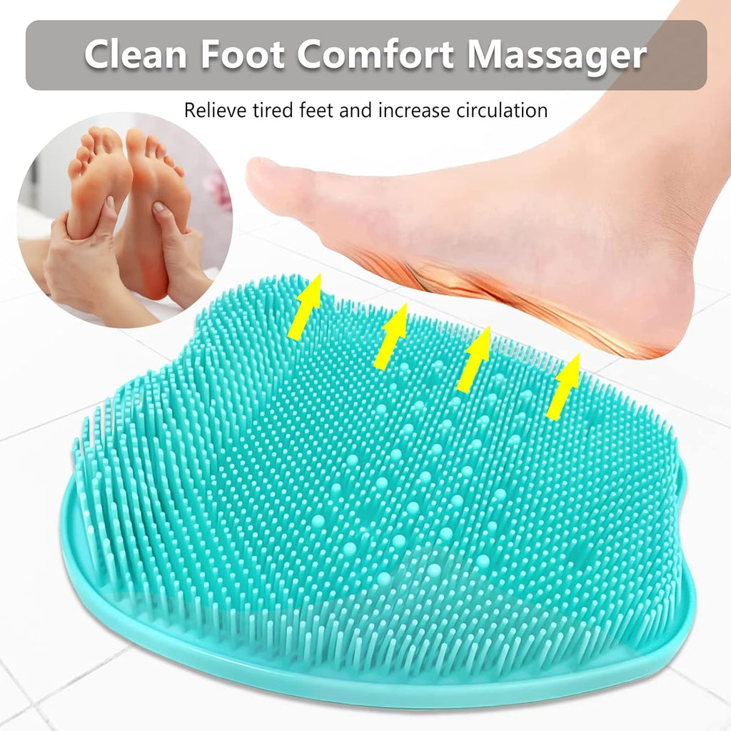 Mat,XL Larger Size Massager Mat with Non-Slip Suction Cups - Cleans, Exfoliationl,Massages Your Feet Without Bending,... - Image 6