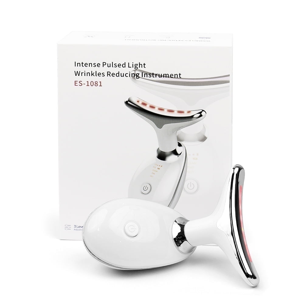 7-in-1 LED Electronic Facial Massager Beauty Neck Instrument Skincare Facial Massager Skin Care Vibration Double Chin...