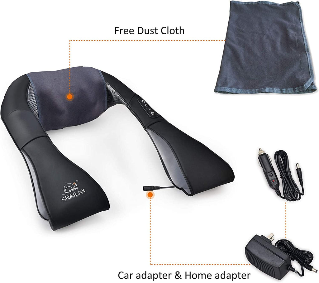 Massager with Heat, Shiatsu and Shoulder Massager Pillow Deep Tissue Kneading, Gifts - Image 5