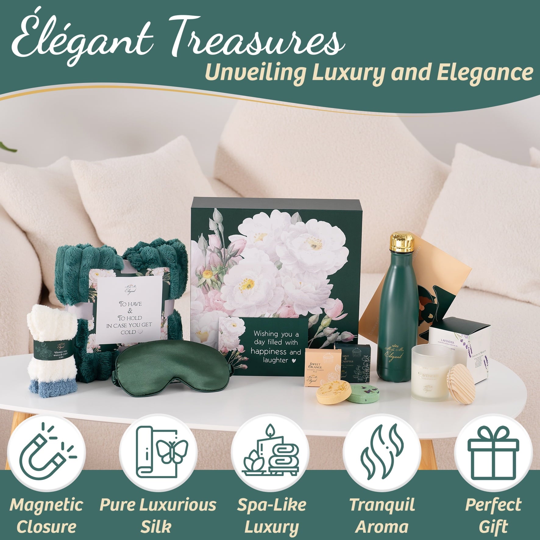 Relaxing Box, Self Care Gift Basket, Beauty Birthday Gift for Her, Mothers Day Gift Idea - Image 4