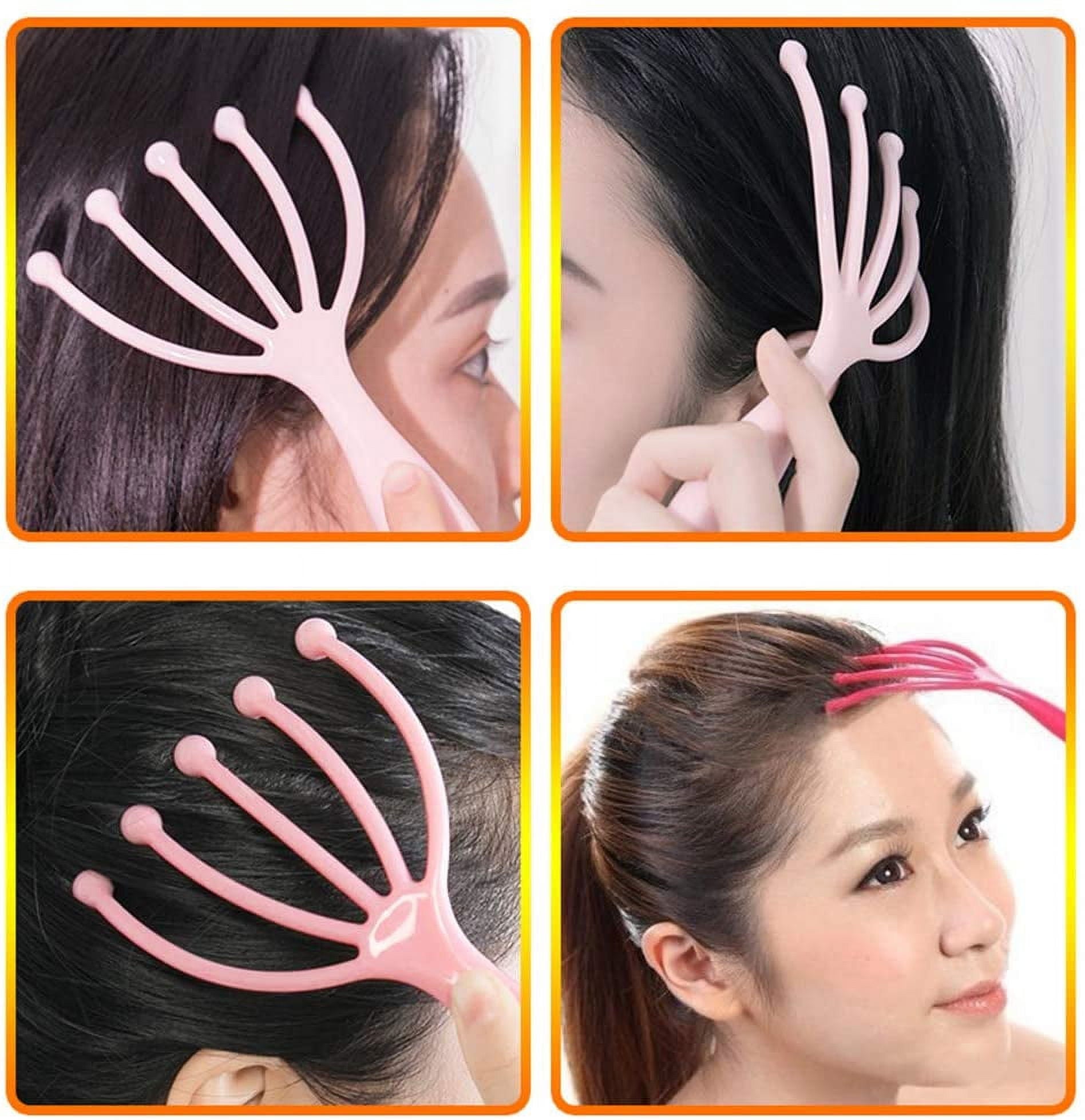 Portable Hand Held Head for Relaxation Home Office Travel Fathers Day Mothers Day Gifts Pink + Blue (2-Pack) - Image 4