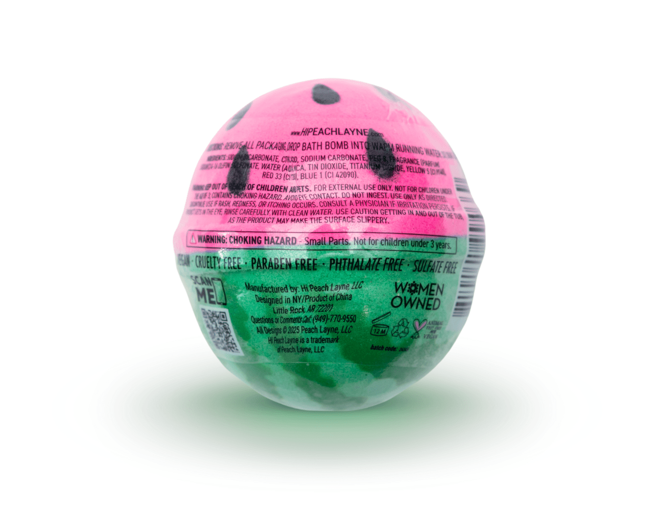Watermelon with LED Prize inside, Watermelon Scent, 6oz - Image 2