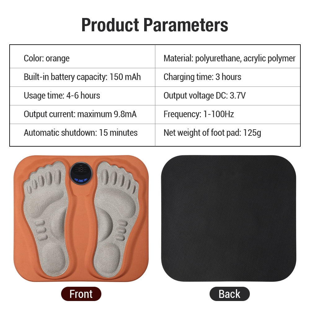 Neuropathy Mat - Electric Feet Massage Machine: Pulse Acupoints Bioelectric Plantar Fasciitis Massage,USB Portable Re... - Image 2
