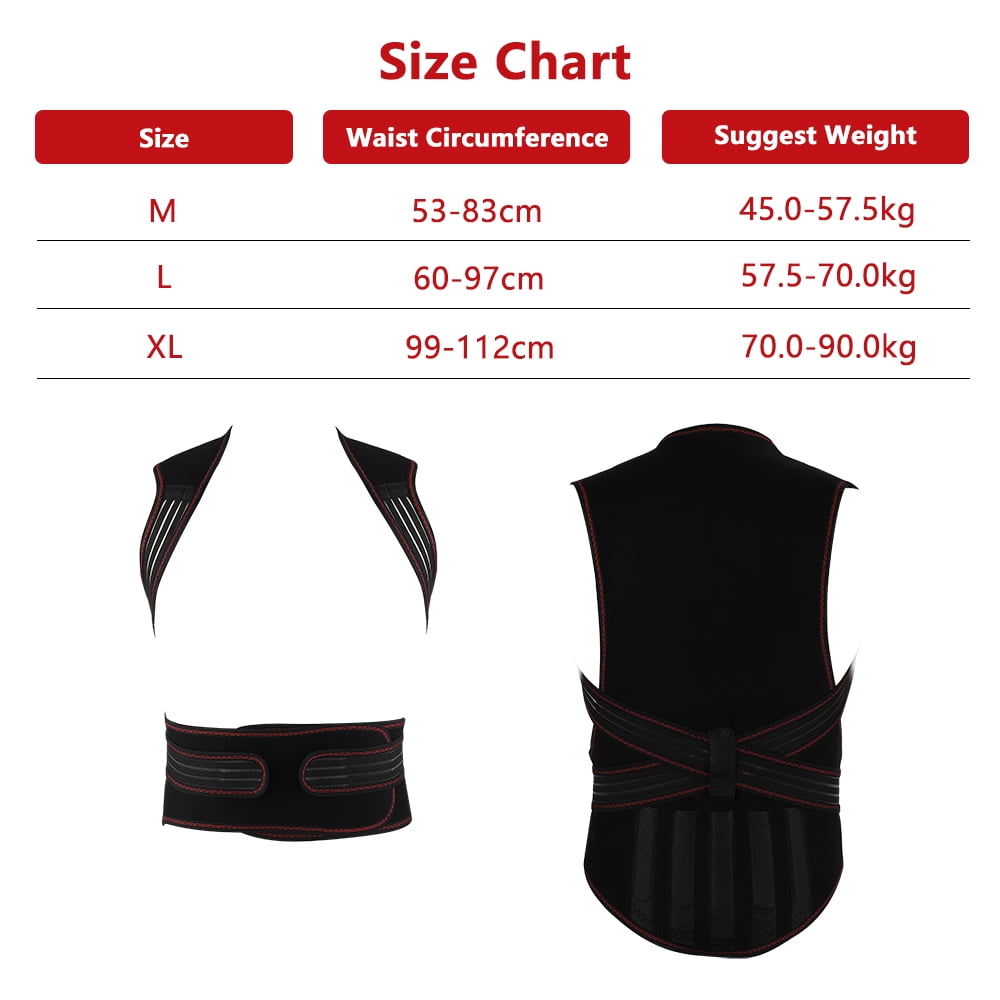 Posture Corrector with 108 Magnets, Pad for Neck Shoulder Massager with 5 Lumbar Support Bars for Office Sedentary Si... - Image 3