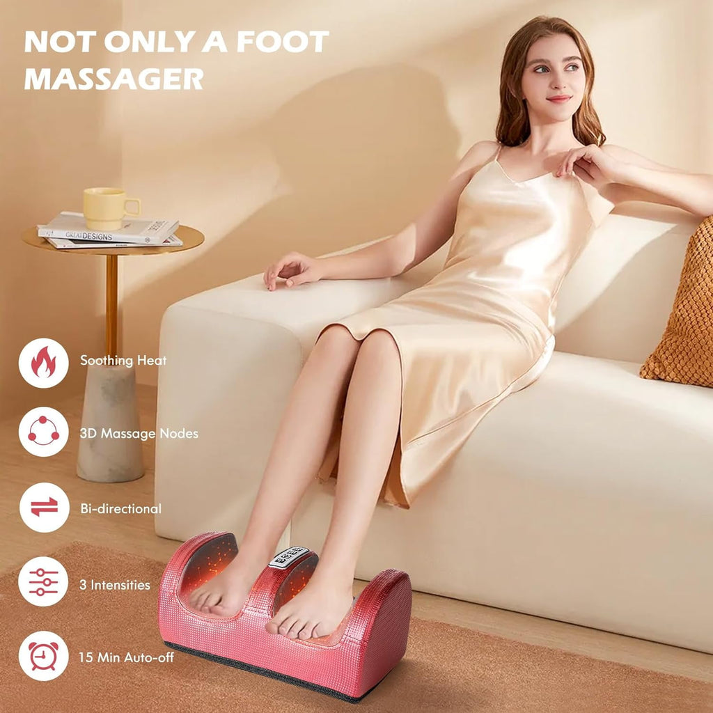 Massager with Heat, and Calf Massager with Massage Roller Chronic Nerve Pain Therapy Spa for Leg Calf Ankle, Gifts fo... - Image 4