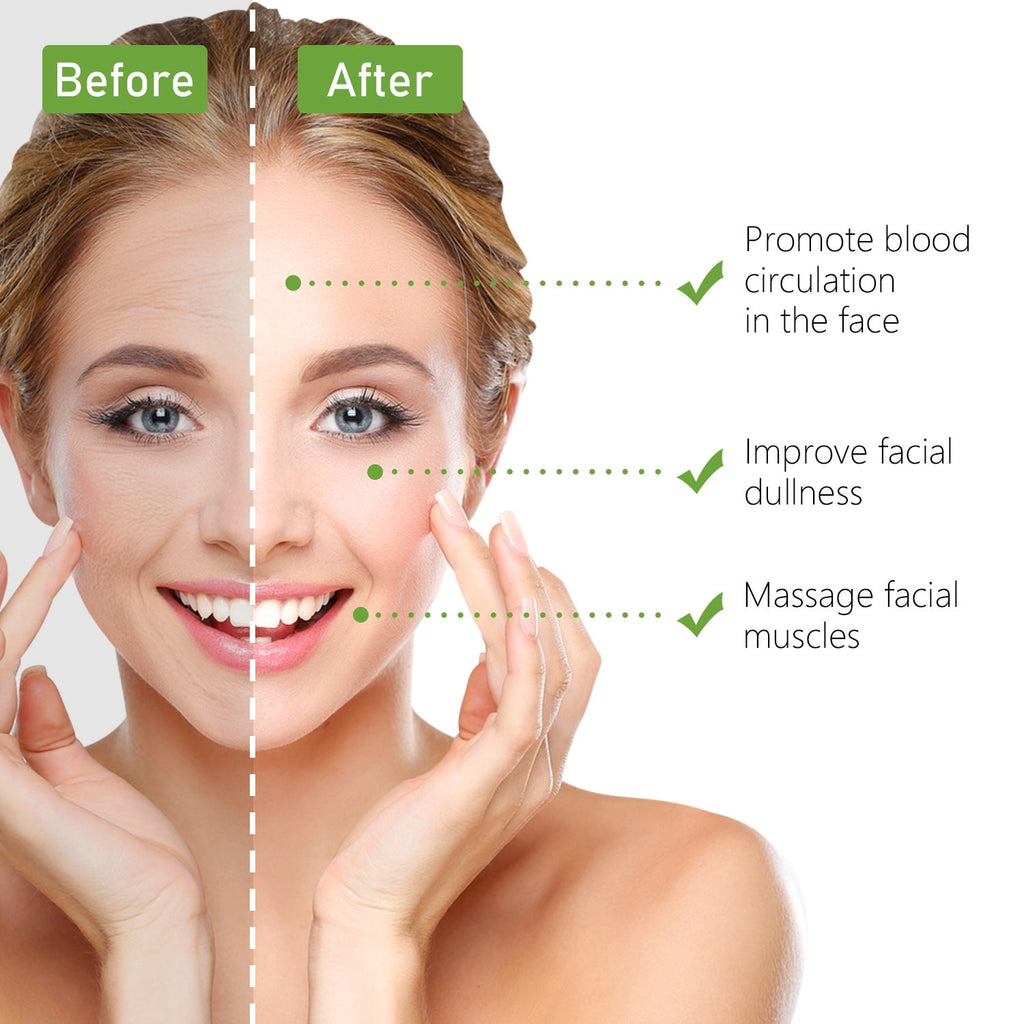 Sha Set for Face Roller Massage,Skin Care Tool for Wrinkles&Eye Puffiness Removal - Image 4