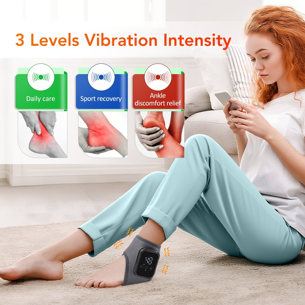 with Massage, Heated Massager for Relief, for and Foot with 2000mAh Rechargeable, Thermal Wrap for Achilles Tendon - Image 4