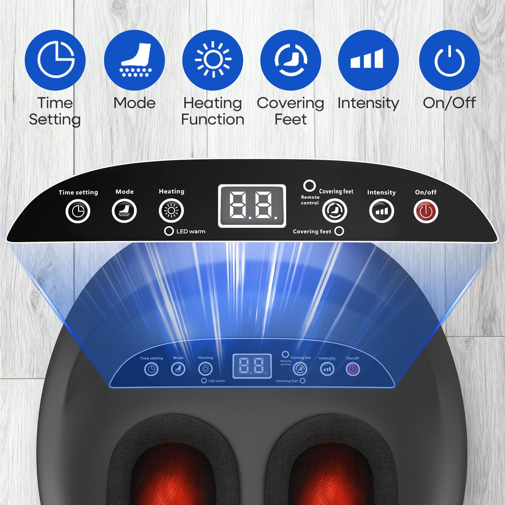 Massager Machine with Heat, Rolling, Deep Kneading, Massager,Birthday Christmas Gifts for Mom Dad Women Men - Image 6