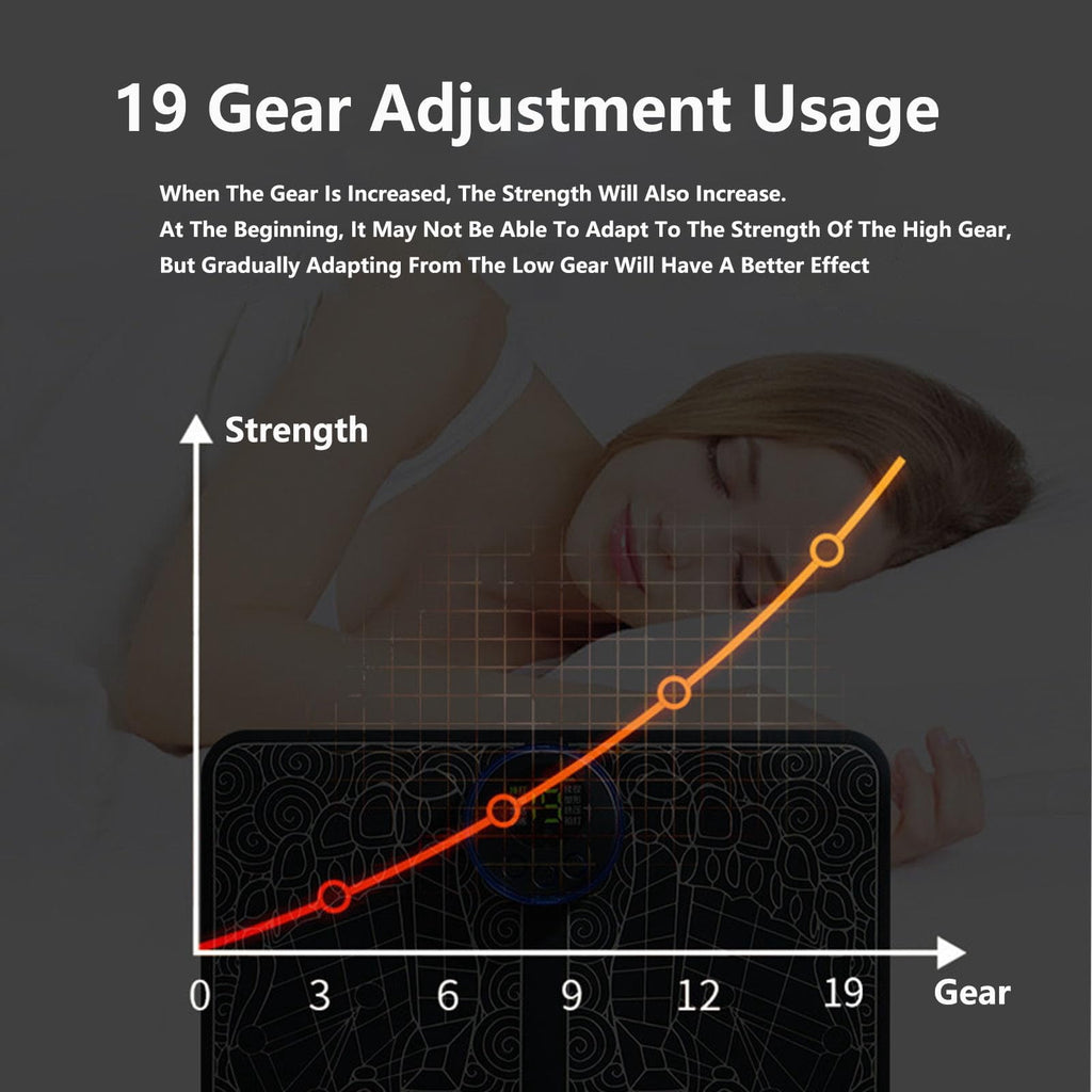 Foot Massager for Muscle Relaxation, 8 Modes & 19 Levels of Massage Intensity, Display Screen, USB Rechargeable - Image 6